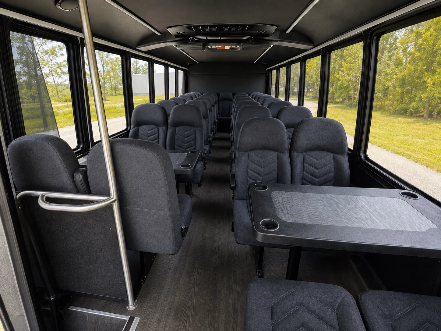 montgomery 20 passenger minibus inside