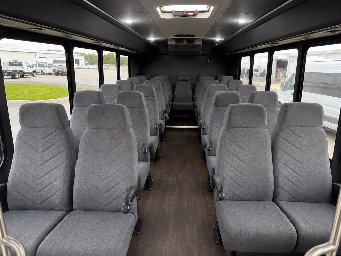 montgomery 20 passenger minibus interior
