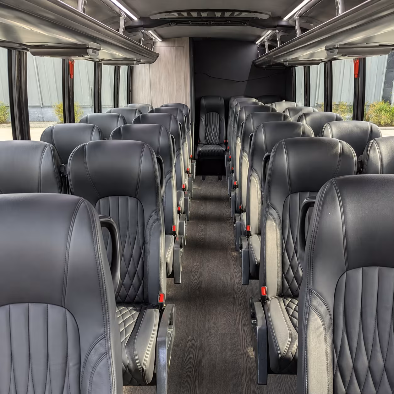 montgomery 35 passenger minibus inside