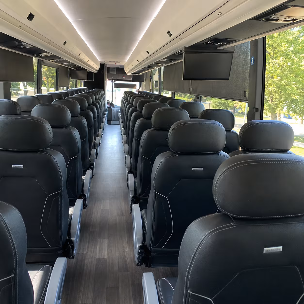 montgomery government military charter bus rental