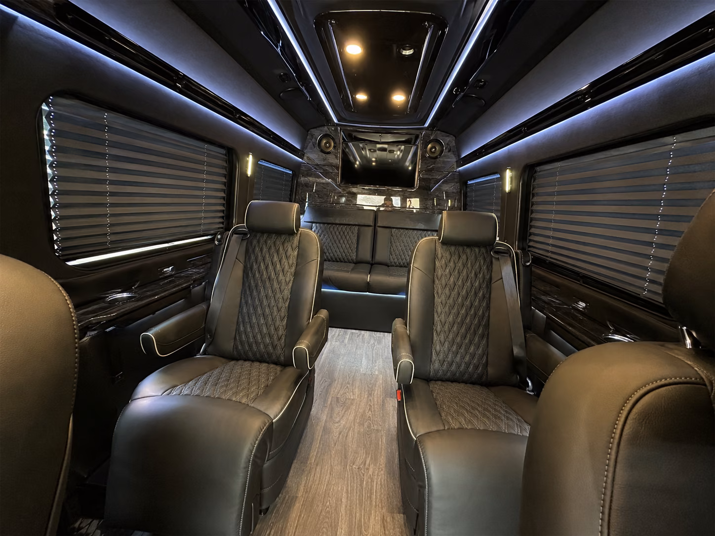 montgomery sprinter van with driver inside