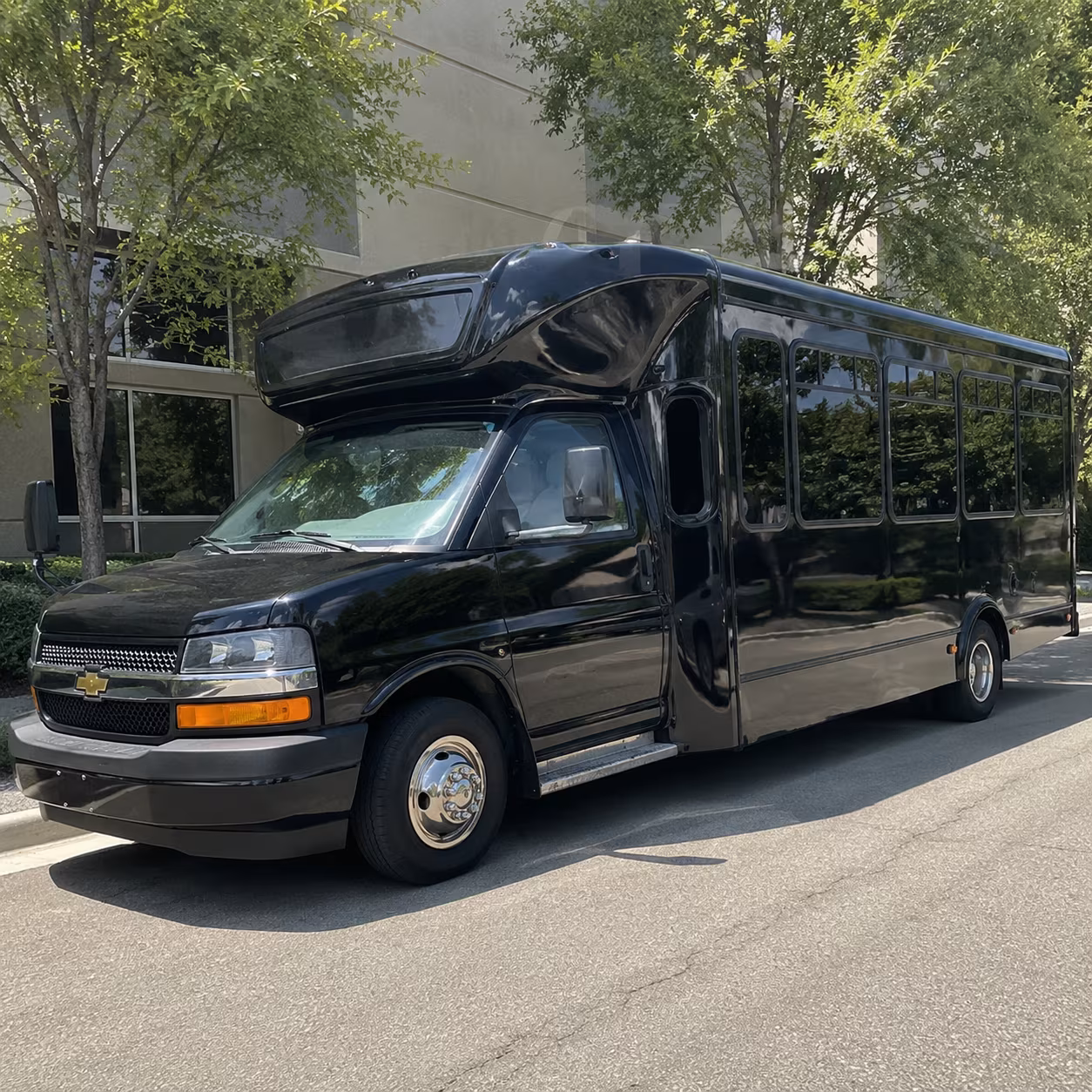 montgomery wedding party bus rental