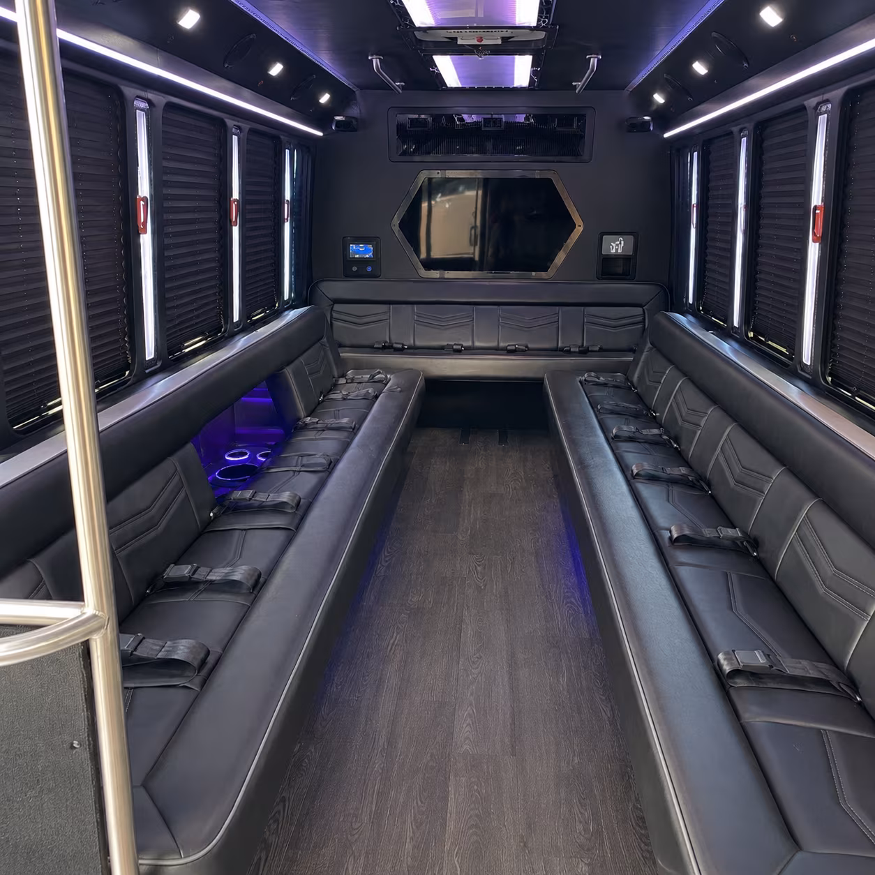 party buses for high school championships and cramton bowl events