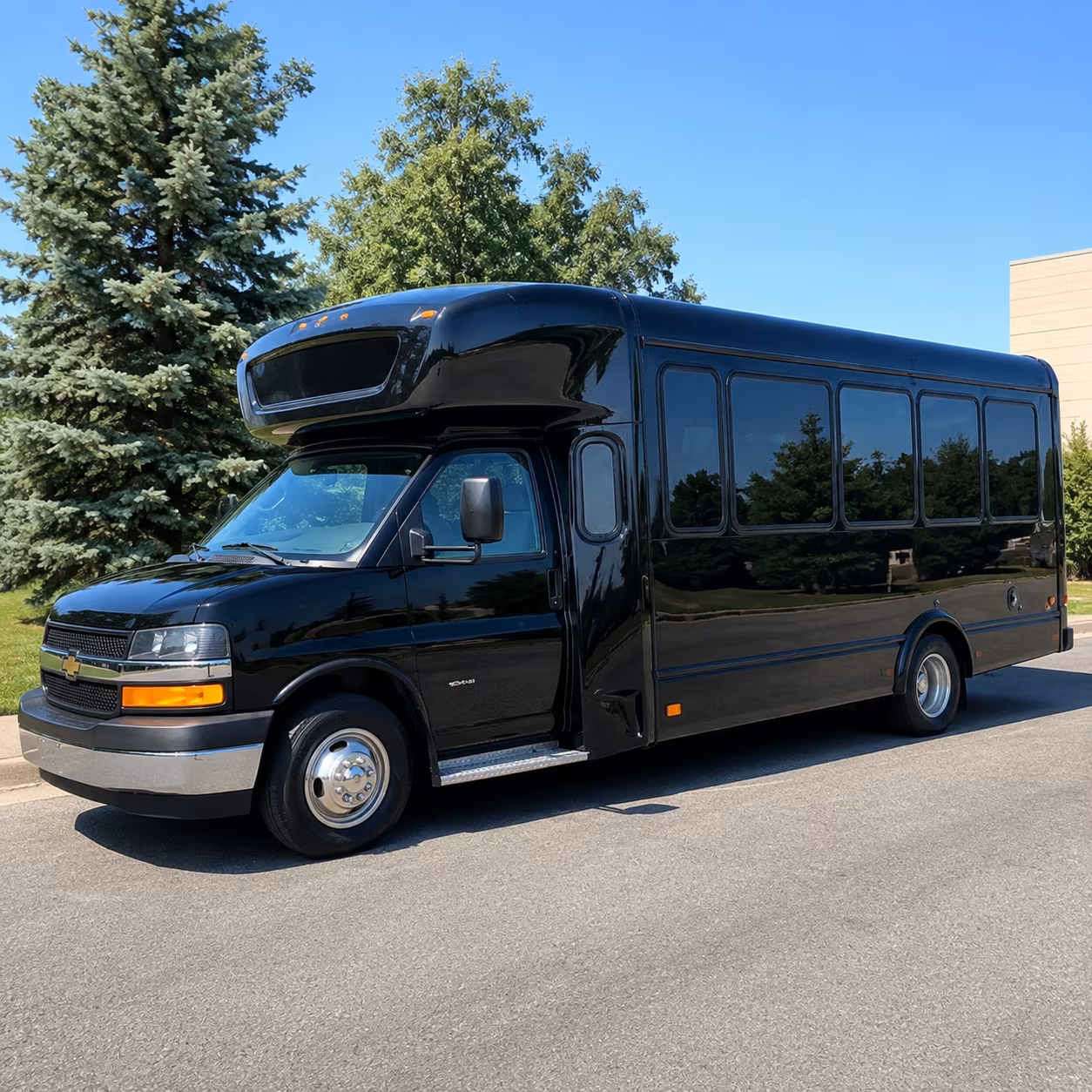 stress free rehearsal dinner buses in the montgomery area